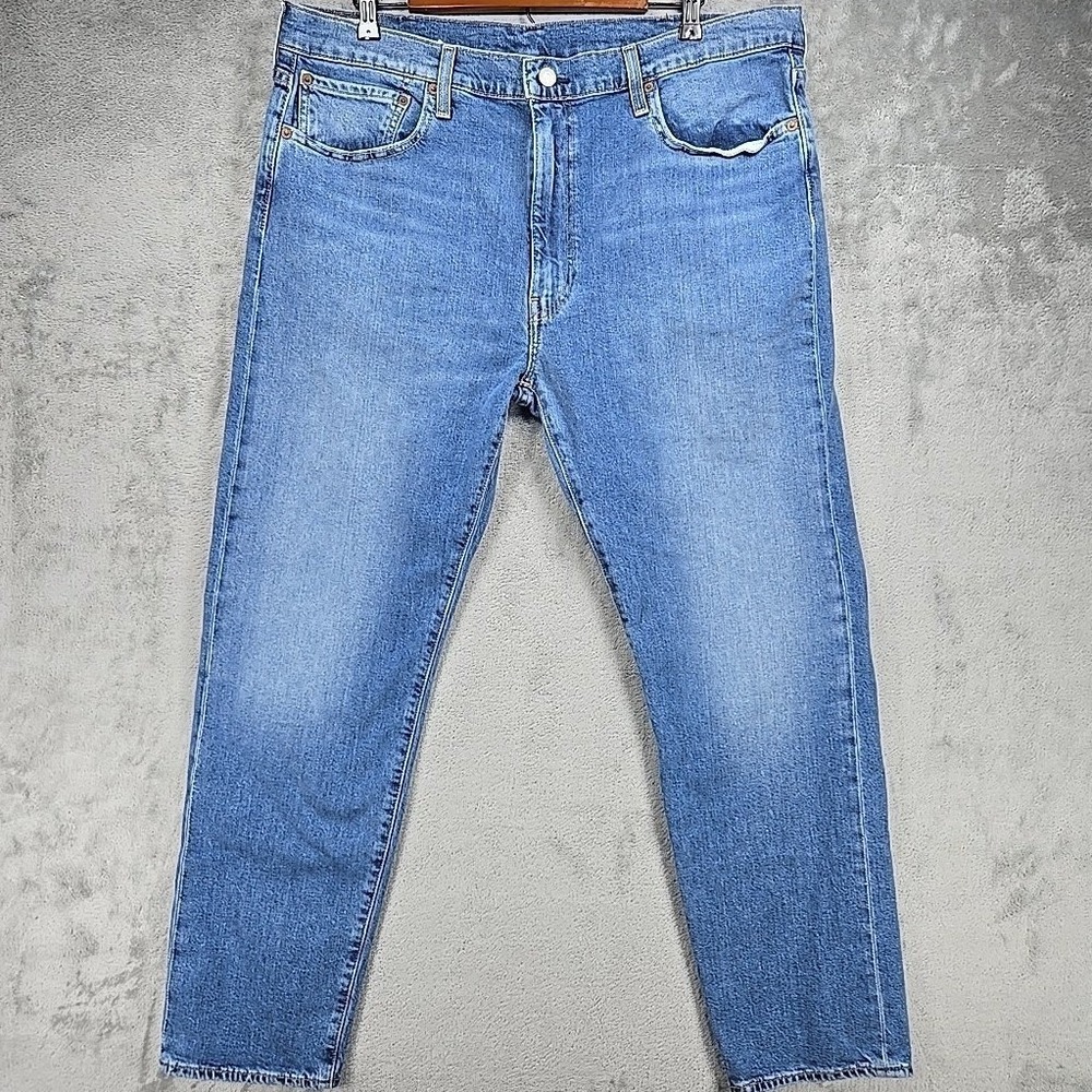 Levi's Premium Lot 502 Jeans Mens 40x32 (Act 40x30) Tapered Leg Big E Stretch